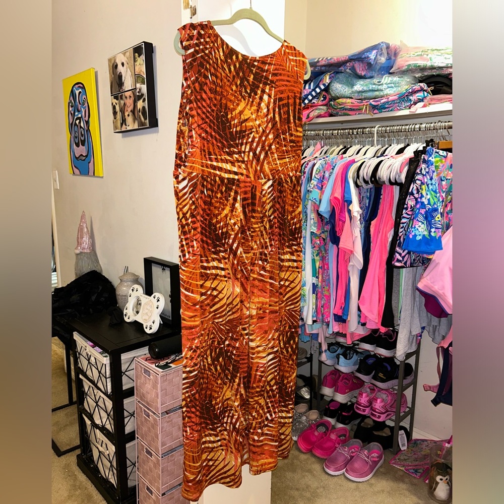 🤎🧡Ruby Rd Woman Fall Dress🧡🤎 - Picture 3 of 13